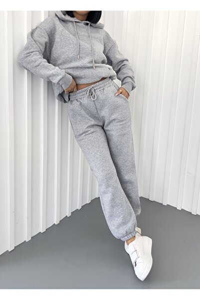 YAKAMEL Set de trening pentru femei cu talie înaltă - 3 fire de bumbac