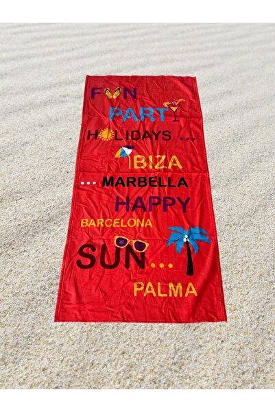 Özdilek منشفة شاطئ مطبوعة من FUNNY PARTY