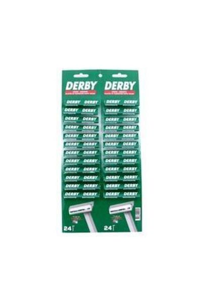 Derby Pack of 48 Generic Single Shaving Blades - Kartela 040