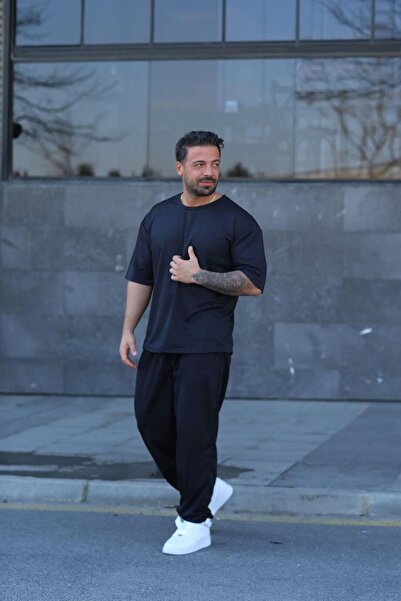 OKULCUBABA Ανδρικό Unisex Σετ Πιτζάμες με Άνετη Ελαστική Μέση