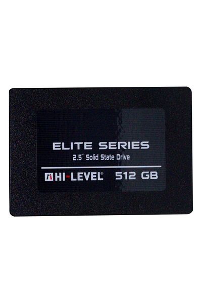 Hi-Level محرك أقراص SSD عالي المستوى بسعة 512 جيجابايت، سعة تخزين 560 ميجابايت/ثانية - 540 ميجابايت، بدون شريحة