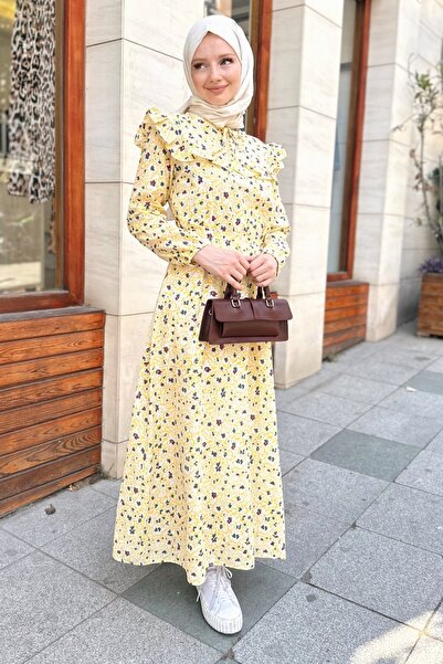 Gizce Yellow Loyam Dress