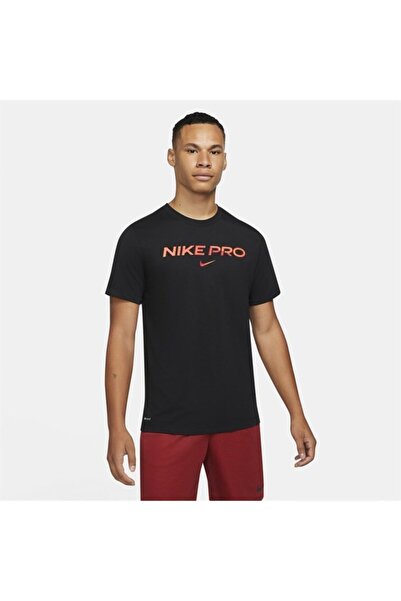 Nike Pro Erkek Siyah Antrenman Tişört