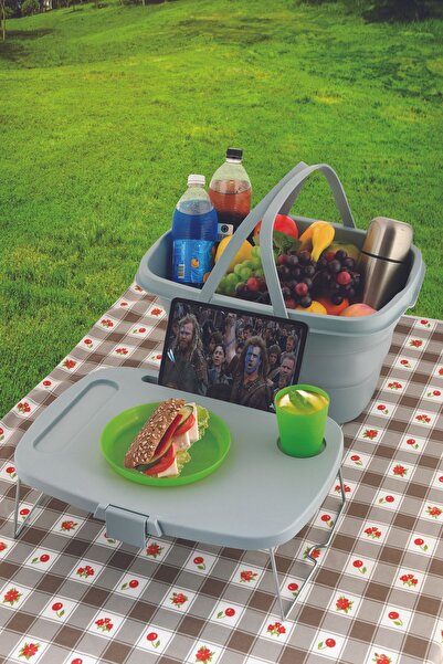 Zuu Baby Katlanır Piknik Seti Masalı Açık Mavi