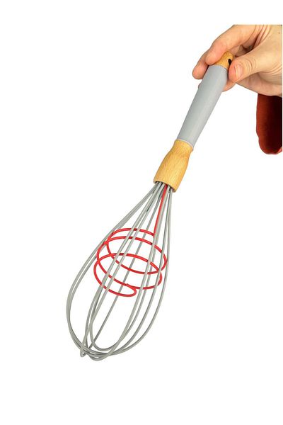 ACAR White Pastel Whisk Luxury Silicone