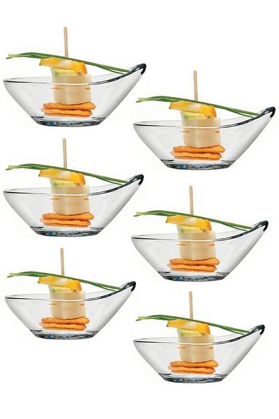 Paşabahçe Gastroboutique 53942 Drop Bowl Sauce Bowl 6 Pieces