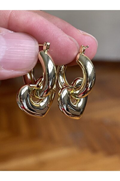 Rupen Kraft أقراط نسائية أنيقة على شكل قلب