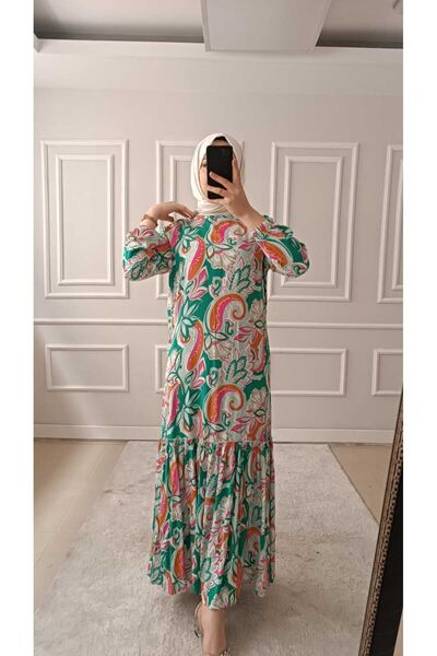 elif çelikay kadın yazlık elbise viskon kumaş