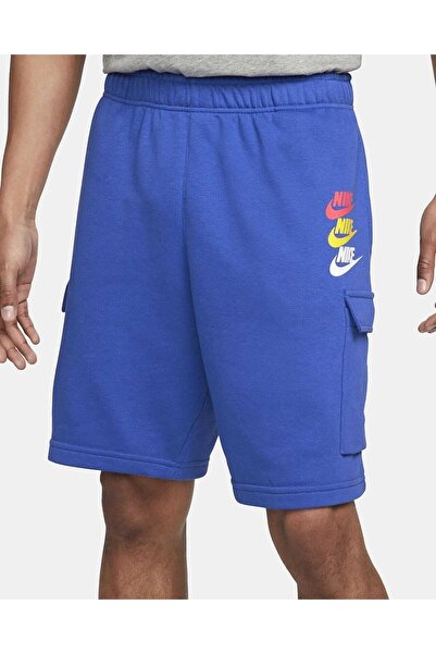 Nike Sportswear Standard Issue Erkek Mavi Kargo Şort