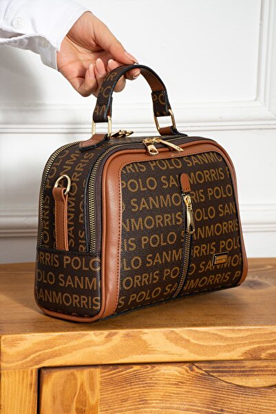 GP GUES POLO حقيبة يد وكتف نسائية من الجلد الصناعي - حزام كروس قابل للتعديل و...