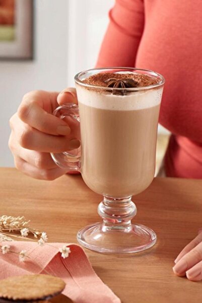 Paşabahçe 6 Adet Irısh Kulplu Latte Bardak 55141 230 Cc