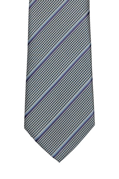 1001 Kravat Slim Striped Tie