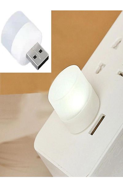 NaSaDAN 2 buc. Mini lampă LED portabilă USB de noapte