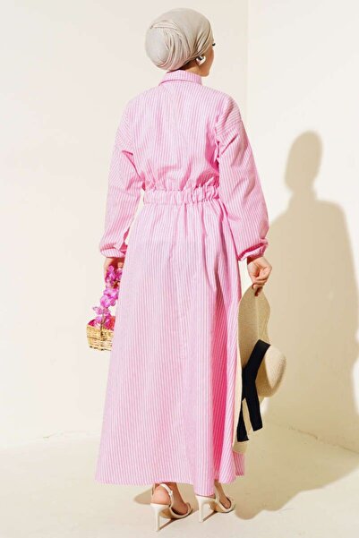 YILMAZBARMAZ Γυναικείο φόρεμα με μεταλλικό κουμπί