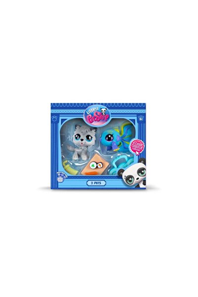 Littlest Pet Shop LPS Minişler Littlest Pet Shop Köpek ve Tropikal Balık 2'li Figür Seti