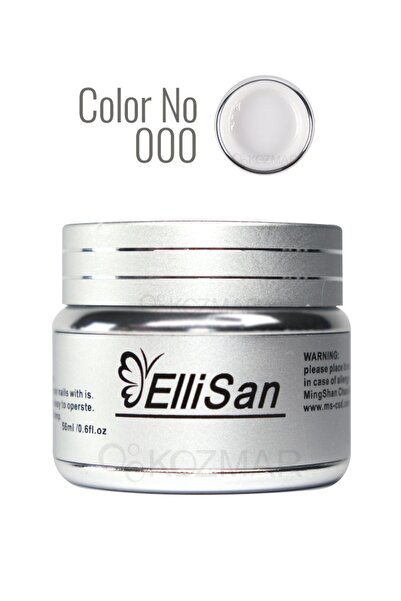 KozMood Ellisan Protez Tırnak Jeli - Builder Gel 56 Gram 00 Rakı Beyazı