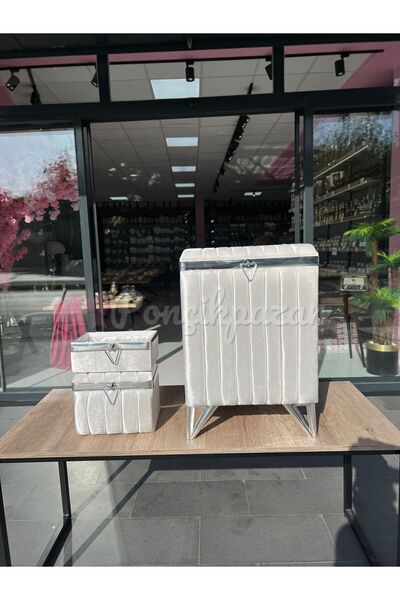 PONCİKPAZAR 3lü çamaşır sepeti seti