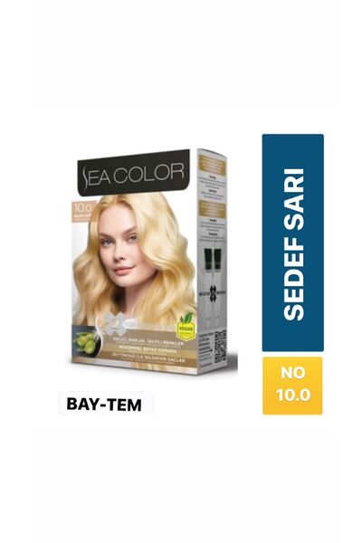 seacolor Saç Boyası Sedef Sarısı 10.0