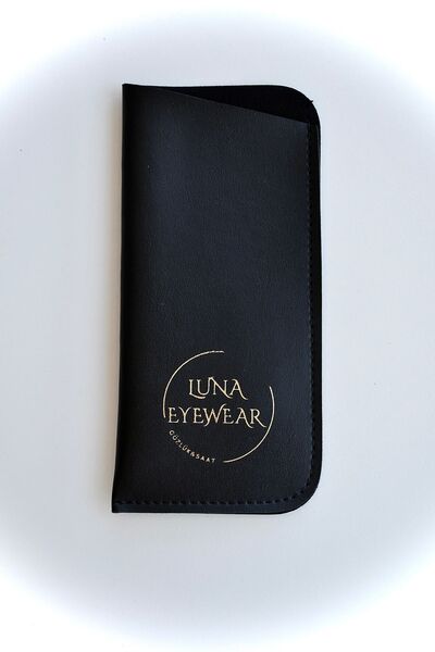 LOOKUP NEW Black Glasses Container with Pocket - Anti-Scratch Case Box