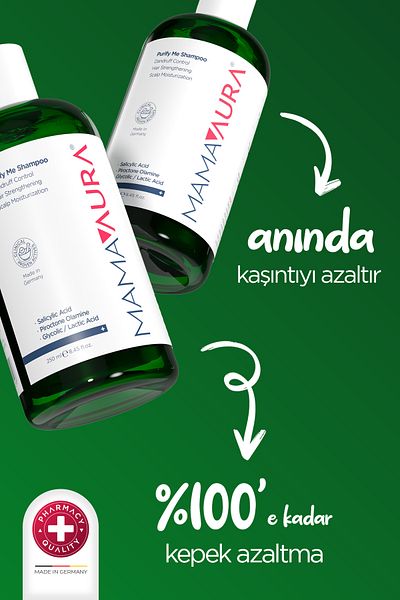 MAMAAURA Anti-Dandruff and Itching Shampoo - Purify Me Shampoo 250 ml