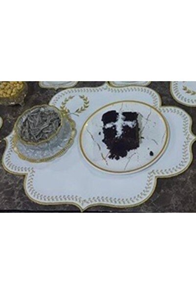 Yakuttekstil Roza 6 Lı Supla Deri Servis Takımı