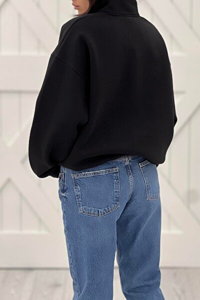 Jose Clothing Γυναικείο φούτερ με φερμουάρ oversized