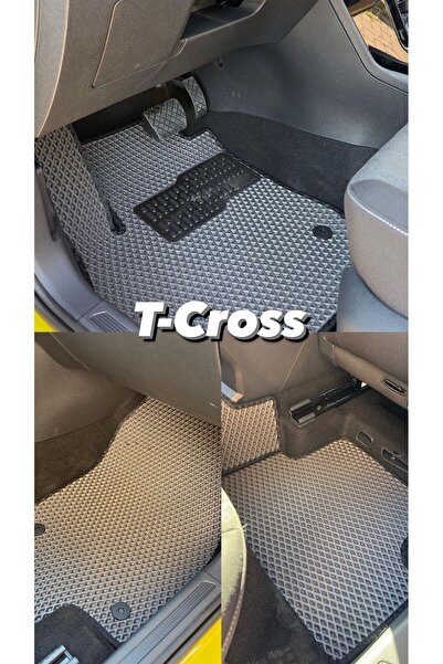 Genel Markalar Volkswagen T-Cross Premium Akıllı Oto Paspas+Metal Topukluk