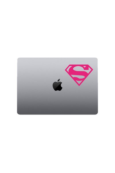 MegaSticker Super Girl Motorcycle, Laptop, Helmet, Car Sticker 13x10 Cm