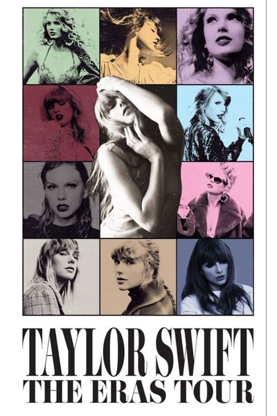 512 STORE Taylor Swift The Eras Tour Duvar Dekor Tasarım Poster 30x42 Çerçevesiz