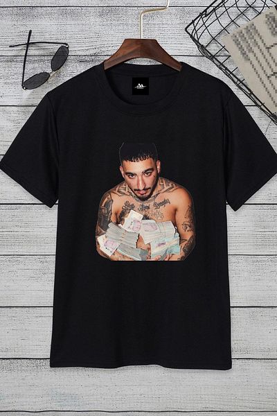AMMA Μπλουζάκι Unisex Uzi El Chavo Printed Oversize 100% Cotton Boyfriend