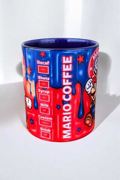 mug shop Super Mario Porcelain Designed Gift Mug