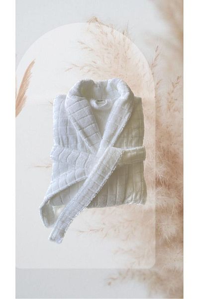 HIZSOY TEKSTİL Μπουρνούζι Ultra Lux Jacquard - 100% Cotton Comfort - Silk Touch
