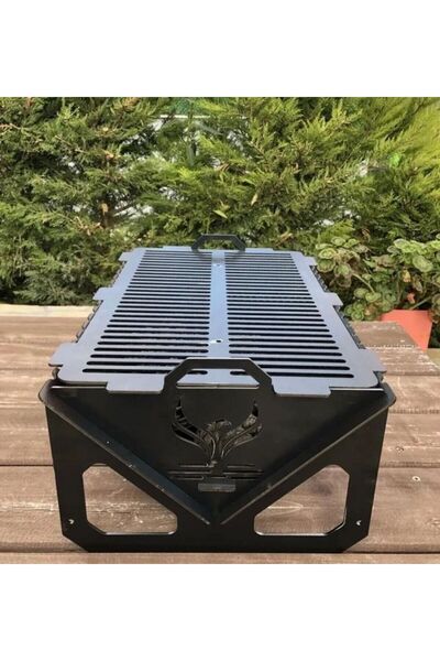 WiseDec WiseGrill Taşınabilir Çantalı Metal Mangal Kolay Kurulum Ve Portatif ...