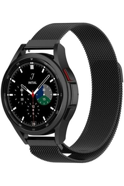 Fibaks Samsung Galaxy Watch 7 40mm 44mm Uyumlu Saat Kordonu Metal Örgü Hasır Kordon Bileklik