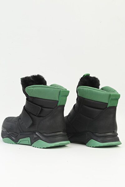 Benetton ® | BN-70012 -  Siyah Yesil - Çocuk Bot