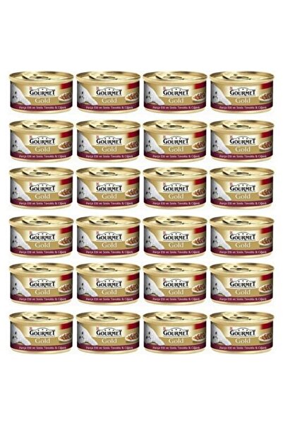 Gourmet Gold Tavuk Ve Ciğer Parçalı Soslu Yaş Kedi Maması - 24 Adet