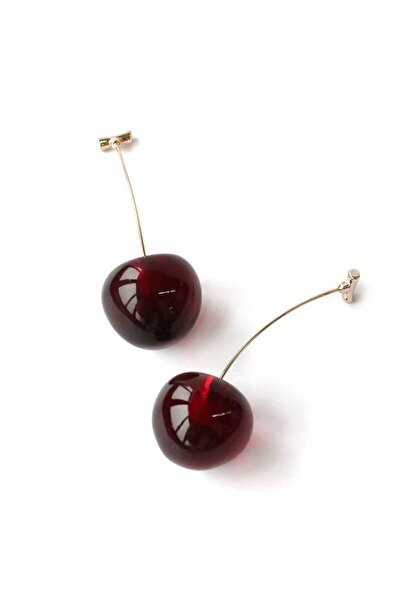 Wibex accessory Kadın Küpe Trend Kiraz Küpe