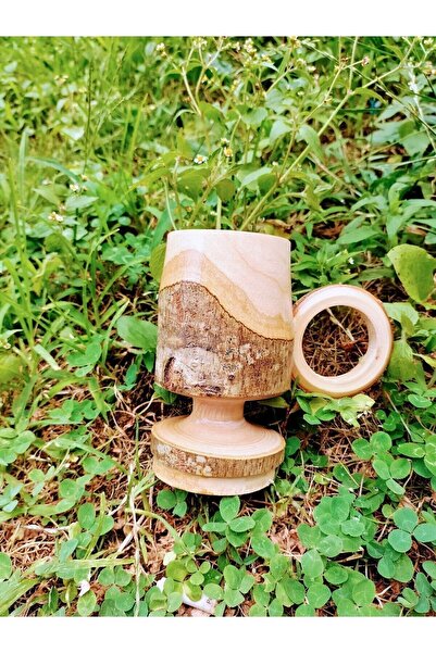 KARADENİZDEN Üçüzler Tesktil Rize Bezleri Hediyelikeşya Ahşap Kuksa Bardak Kupa