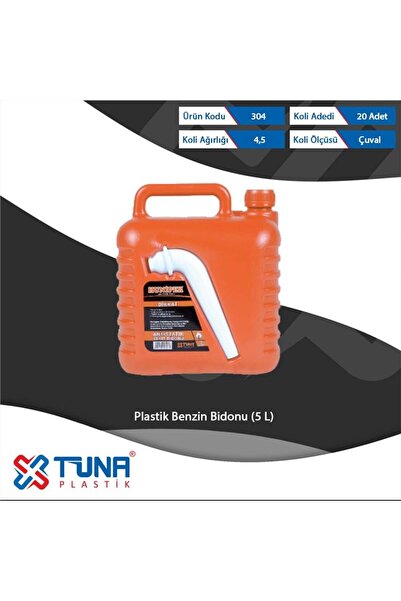 Tuna 304 ПЛАСТИКОВИЙ БЕНЗИНОВИЙ БАРАБАН 5 ЛТ