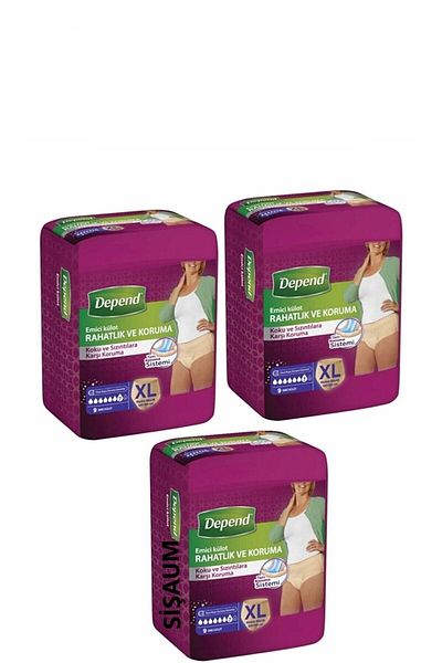 Depend Super Absorbent Panties 30 Pieces Size Xl