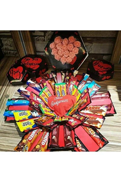 1001Hediye Çikolata Kutusu Patlayan Kutu