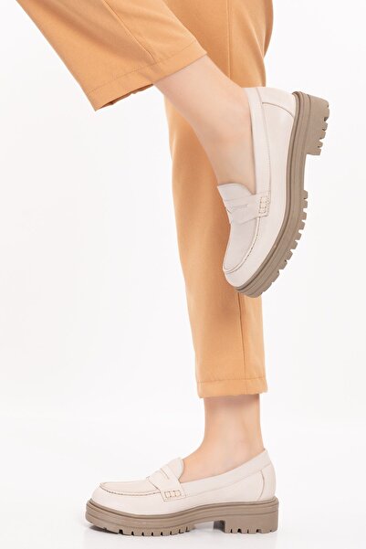 Gondol Hakiki Deri Kalın Taban Hafif Oxford Ayakkabı Anl.2505