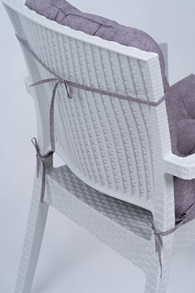 ALTINPAMUK Lilac Chair - Pouf Backrest, Special Stitched Laces, 43x88 Cm