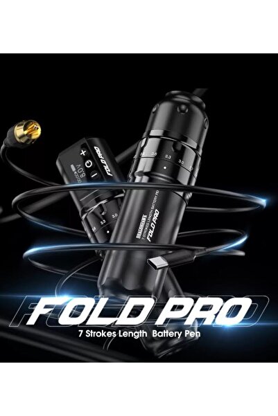MAST Fold Pro kablosuz Dövme Makinesi- Tek Bataryalı - Pen dövme makinesi 2.4...