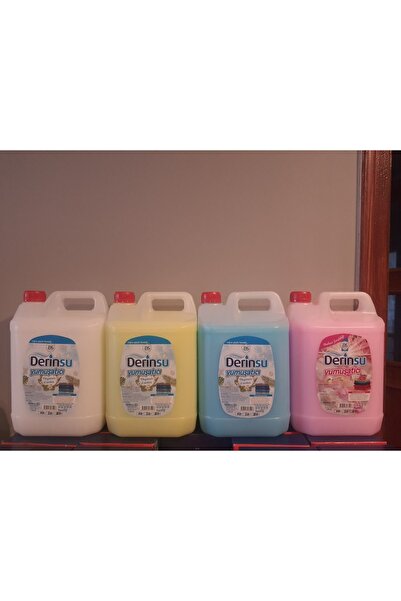 DERİNSU KİMYA 5 lt Limon Yumuşatıcı+Extra Pink Baby Soft Okyanus Kokulu