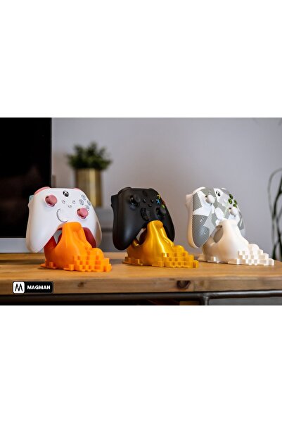 MagMan 2'li Oyun Konsolu için Kol Tutucu Joystick Kumanda Standı Xbox / Ps4 /ps5 Uyumlu (SİYAH renk)
