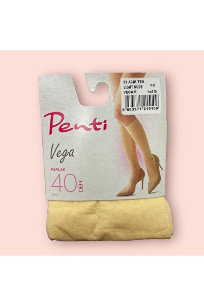 Penti جوارب نسائية ذات لون فاتح للبشرة Vega 40 Den متوسطة سميكة ولامعة بطول ا...