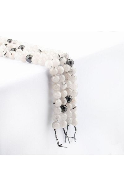 Zeynep Büyükbay 6 Mm Sphere Cut Routine Quartz Natural Stone String