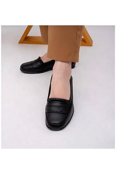 The RaVİS Shoes THE RAVİS 212 SİYAH Ortopedik Deri Tabanlı Günlük Klasik Büyü...