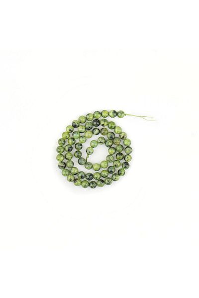 Zeynep Büyükbay 6mm Jade Canadian Natural Stone String
